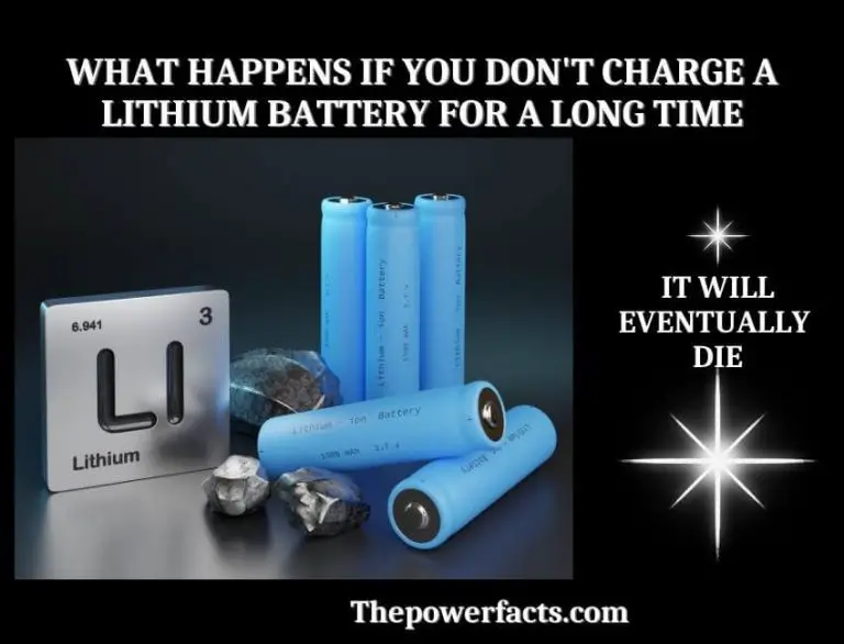 What Happens If You Don't Charge a Lithium Battery for a Long Time