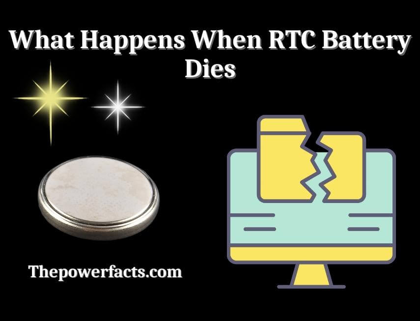 what happens when rtc battery dies