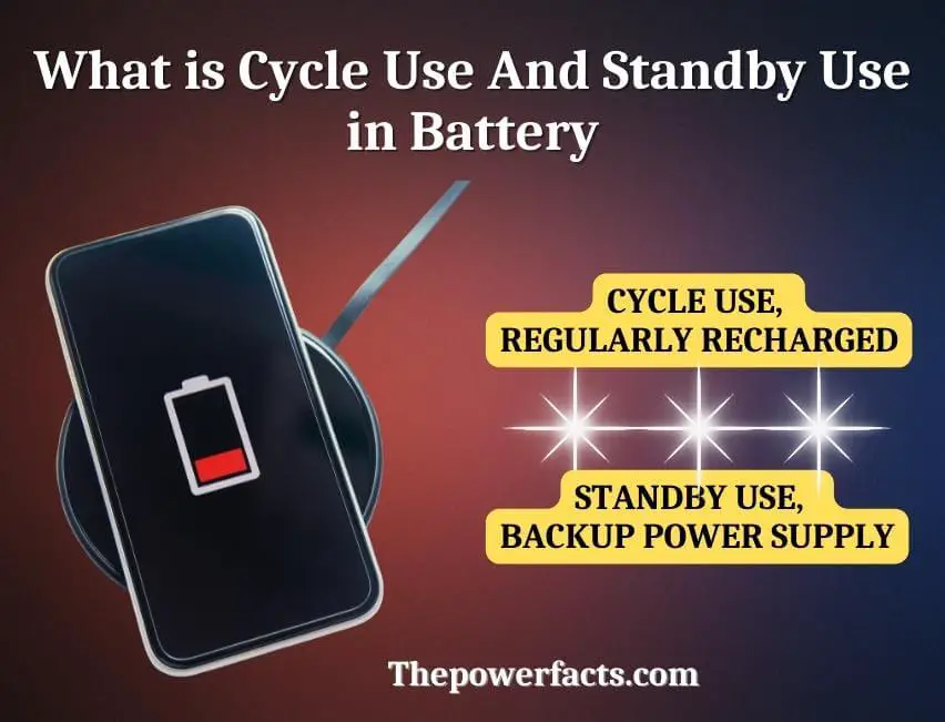 what is cycle use and standby use in battery
