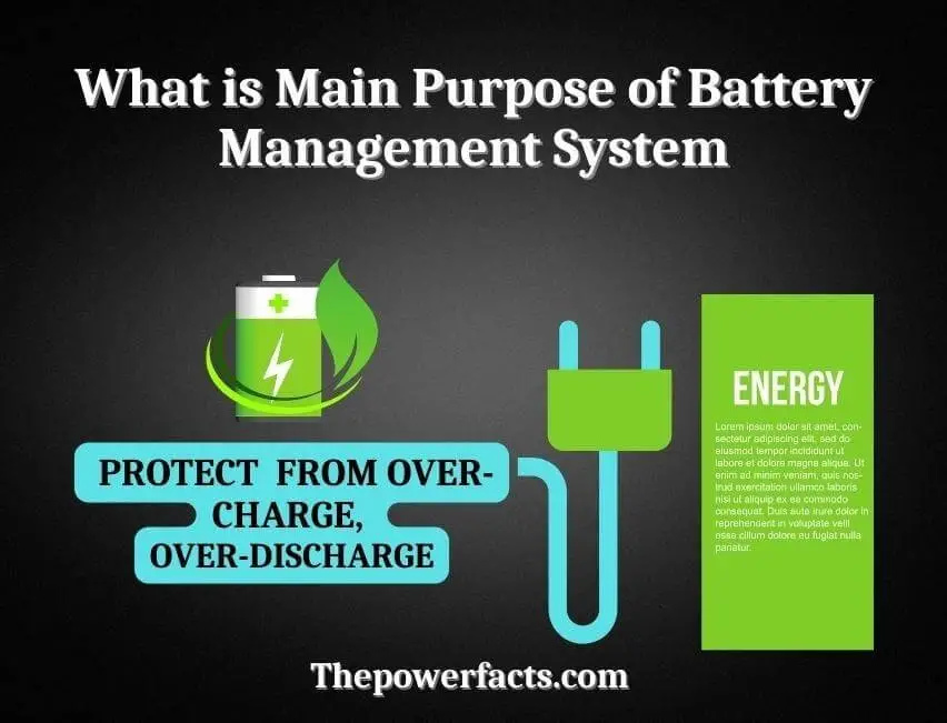 what is main purpose of battery management system