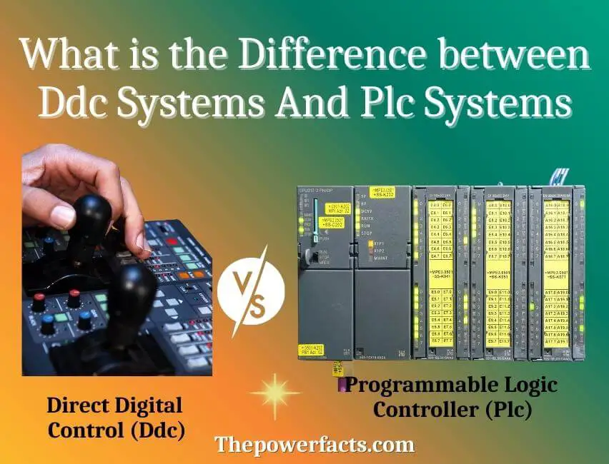 what is the difference between ddc systems and plc systems