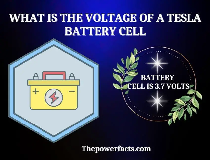 what is the voltage of a tesla battery cell
