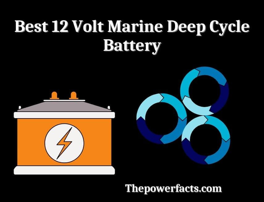 best 12 volt marine deep cycle battery