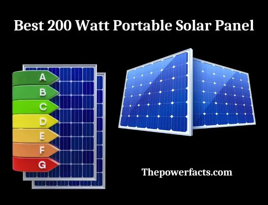 best 200 watt portable solar panel