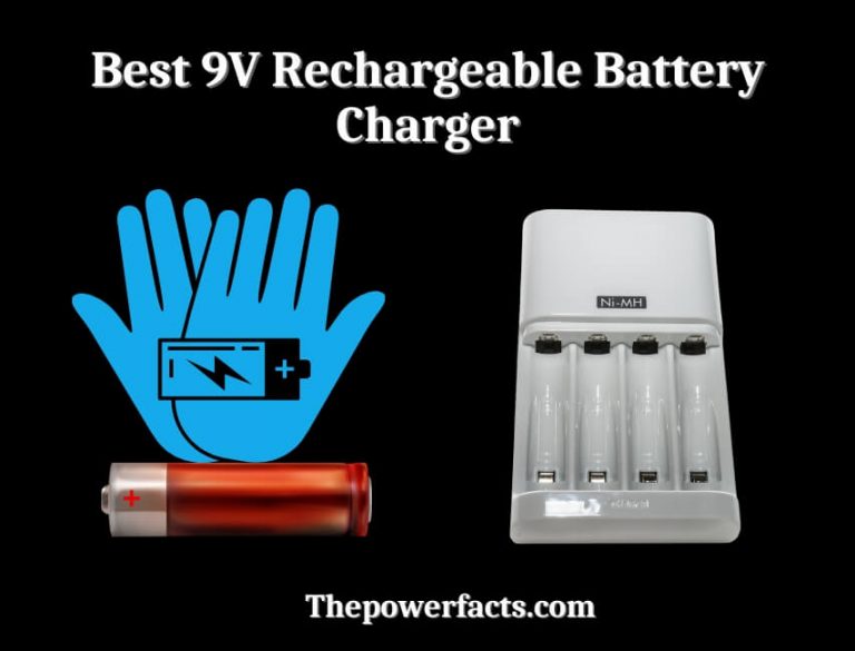 best 9v rechargeable battery charger
