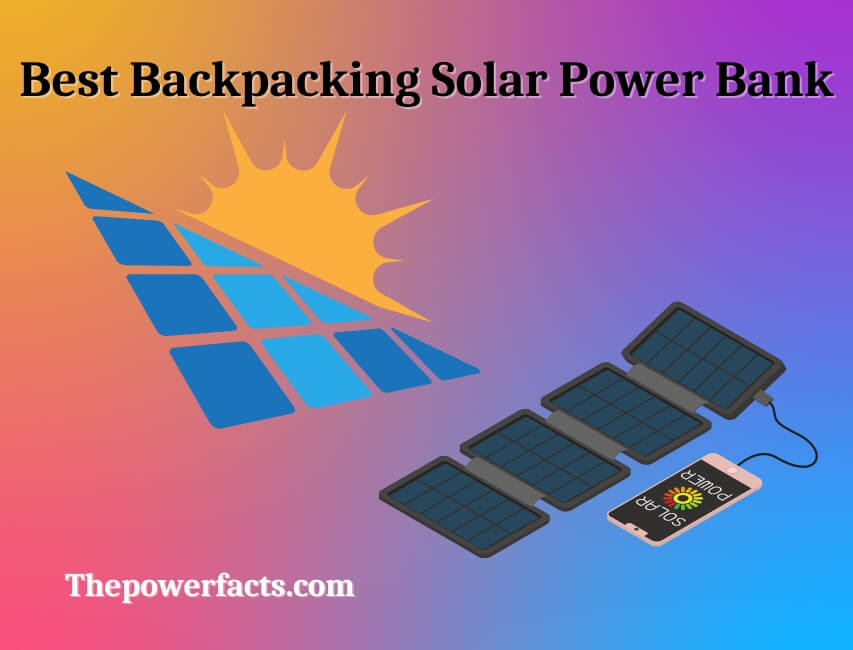 best backpacking solar power bank