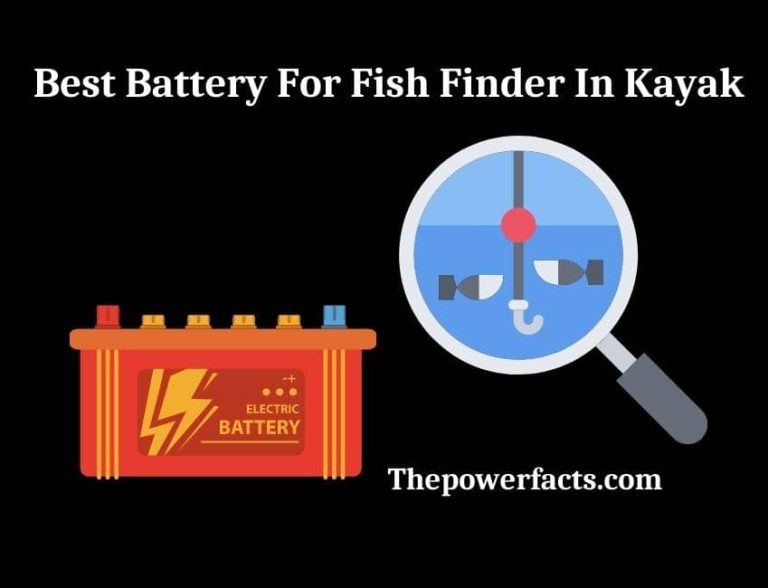 best battery for fish finder in kayak