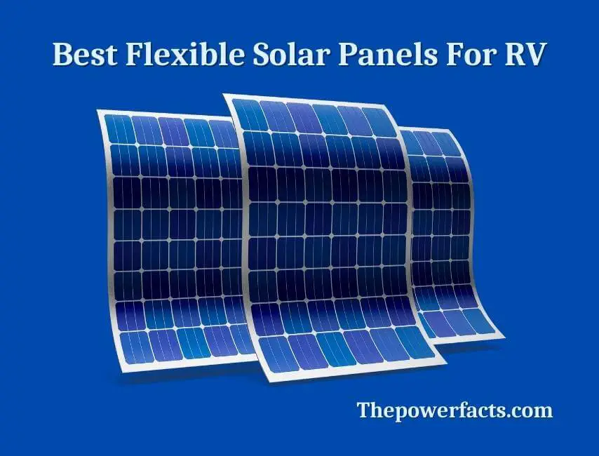 best flexible solar panels for rv