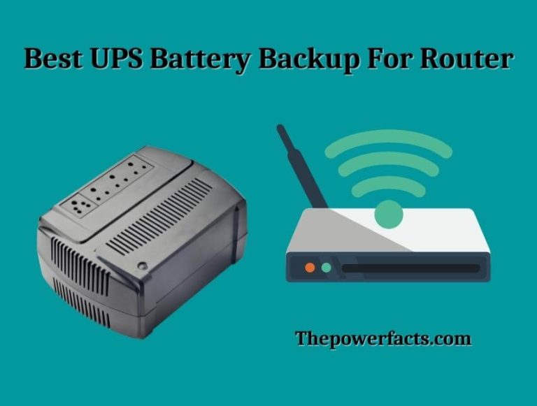 best ups battery backup for router