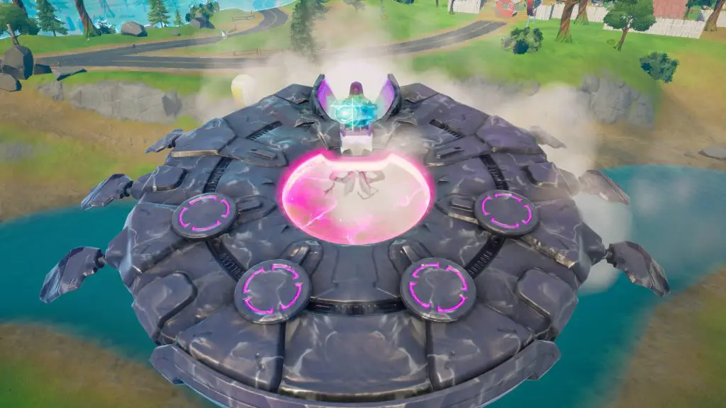 how do i charge my ufo battery in fortnite