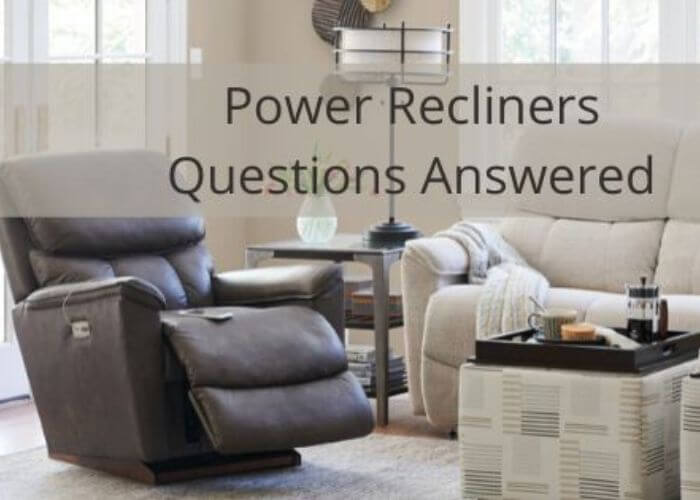 where do you plug in a power recliner