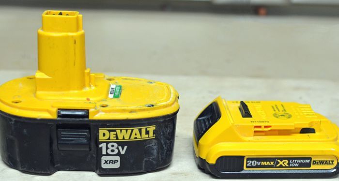 can you use a 20v battery on an 18v tool porter cable (1)