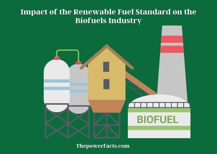 impact of the renewable fuel standard on the biofuels industry