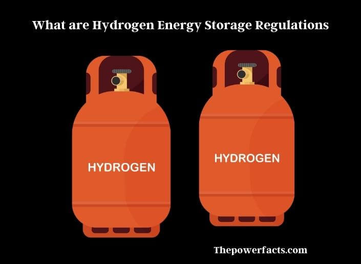 what are hydrogen energy storage regulations