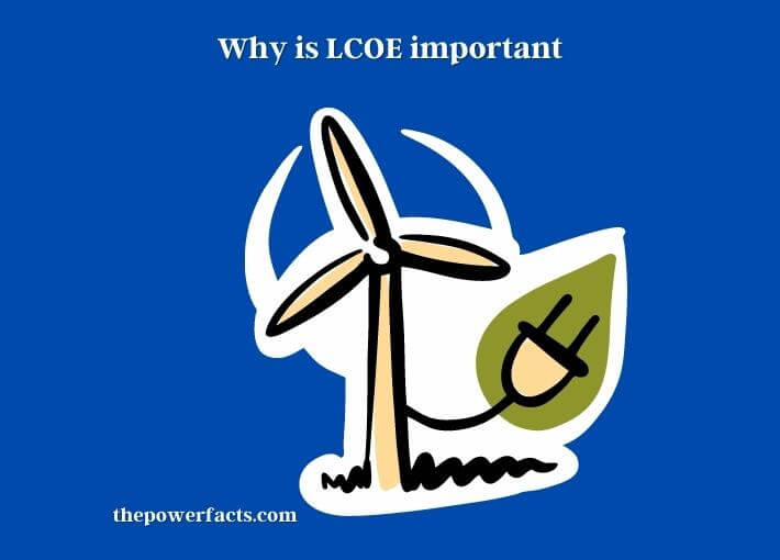 why is lcoe important