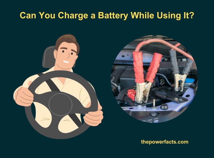 can you charge a battery while using it(1)
