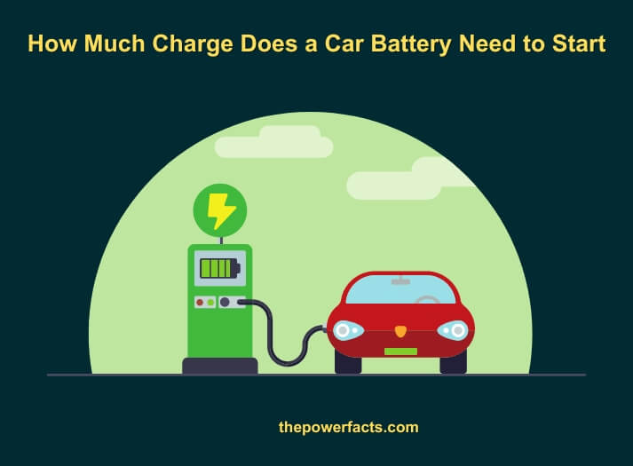 how much charge does a car battery need to start(1)
