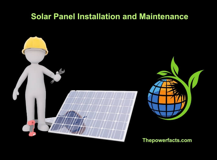 solar panel installation and maintenance