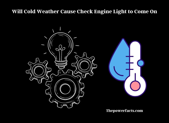 will cold weather cause check engine light to come on