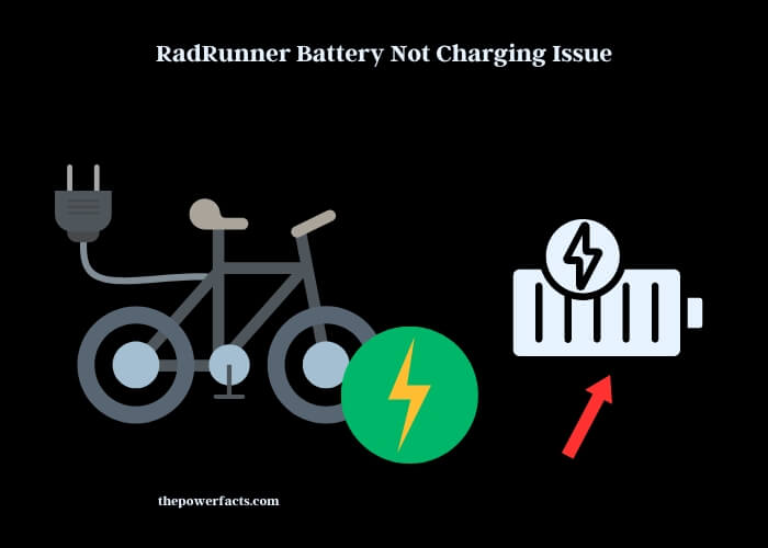radrunner battery not charging issue