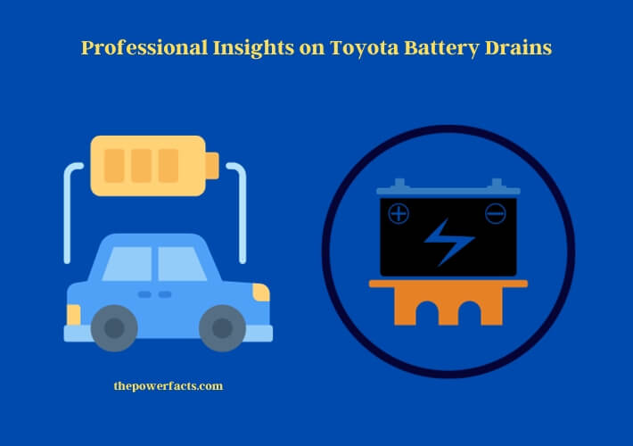 professional insights on toyota battery drains