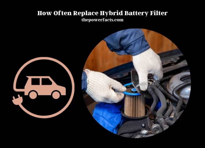 how often replace hybrid battery filter