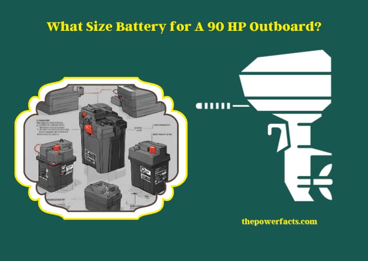 what size battery for a 90 hp outboard