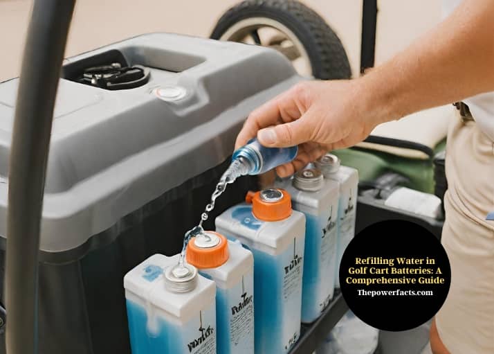 refilling water in golf cart batteries a comprehensive guide