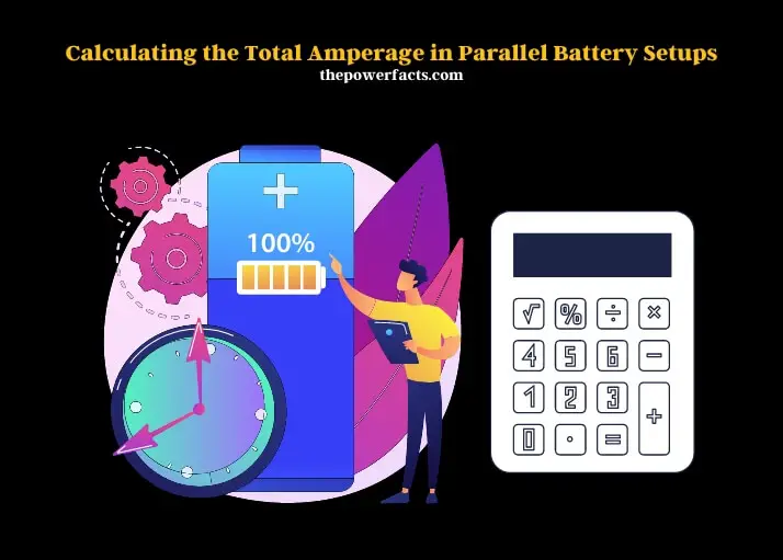calculating the total amperage in parallel battery setups
