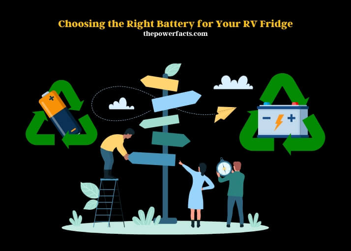 choosing the right battery for your rv fridge